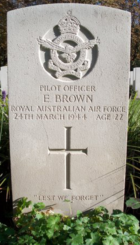 P/O Ernest Brown<br/><br /><br />died March 24th, 1944